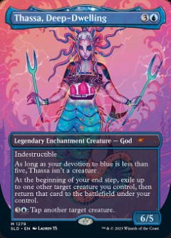 Thassa, Deep-Dwelling Secret Lair Drop - Ocean Breeze Art